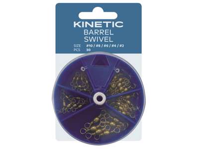 KINETIC BARREL SWIVEL ASSORTMENT