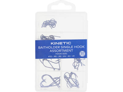 KINETIC BAITHOLDER SINGLE HOOK ASSORTMENT