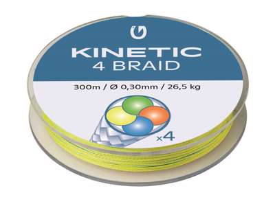 KINETIC 4 BRAID MULTI COLOUR 300M
